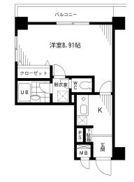 プライムアーバン千代田富士見 203 間取り図