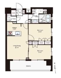 クリオ東神田 10階 間取り図