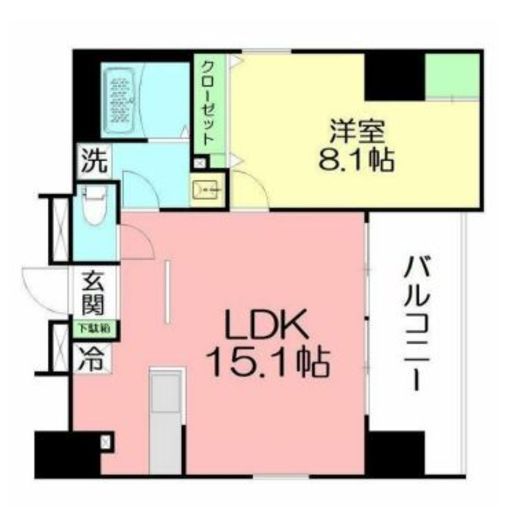 GARBO FUJISAWA 303 間取り図