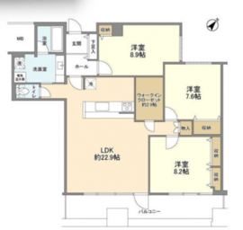 渋谷プロパティータワー 1303 間取り図