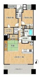 リストレジデンス辻堂タワー 7階 間取り図