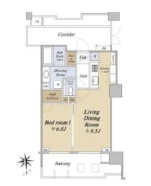 HARUMI FLAG SKYDUO PARK VILLAGE (晴海フラッグ スカイデュオ パークヴィレッジ) 18階 間取り図