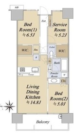 シティテラス金町 4階 間取り図