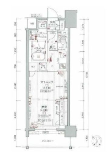 日神デュオステージ関内 11階 間取り図