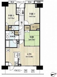 藤和シティホームズ西荻窪駅前 6階 間取り図