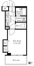 コアロート西早稲田 3階 間取り図