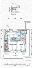 GENOVIA川崎Ⅴ (ジェノヴィア川崎Ⅴ) 4階 間取り図