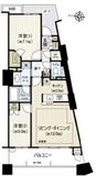 ザ・タワー＆パークス田園都市溝の口 16階 間取り図