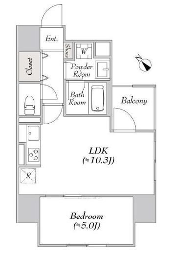 LUMIEC un SENDAGI (ルミークアン千駄木) 8階 間取り図