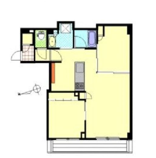 アトラスタワー五反田 25階 間取り図