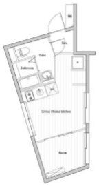 CREATIF南品川 402 間取り図