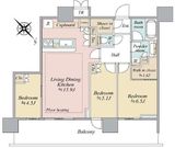 パークシティ武蔵小山ザタワー 41階 間取り図
