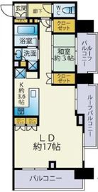 オープンレジデンシア神楽坂プレイス 5階 間取り図