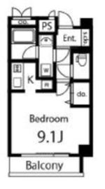 ガーデン杉並方南 213 間取り図