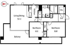ガーデン杉並方南 304 間取り図