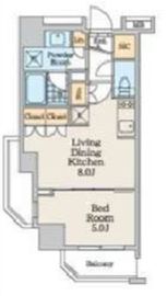 クレストコート中野富士見町 506 間取り図