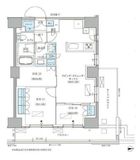 パークアクシス品川天王洲アイル 814 間取り図