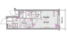 グランド・ガーラ横濱山下町 8階 間取り図