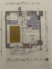 コンシェリア後楽園CROSSIA 4階 間取り図