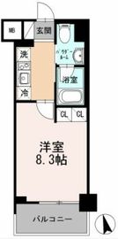 カスタリア大森3 702 間取り図