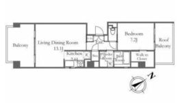 ブリリア恵比寿id 5階 間取り図