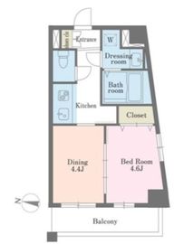 デュオステージ大塚 5階 間取り図