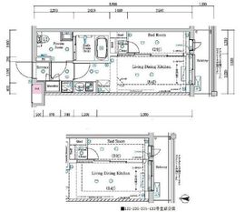 ラフィスタ鷺ノ宮 1階 間取り図