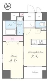 ペイサージュ文京 201 間取り図