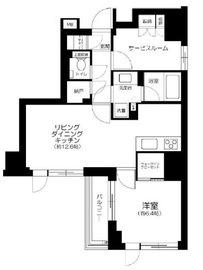 ピアース銀座レジデンス 9階 間取り図