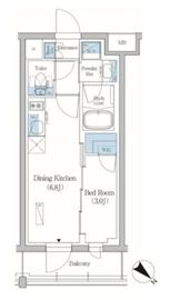 プライムブリス品川旗の台 102 間取り図