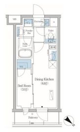 プライムブリス品川旗の台 103 間取り図