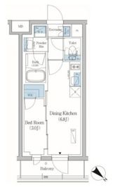 プライムブリス品川旗の台 405 間取り図