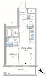 プライムブリス品川旗の台 302 間取り図