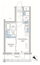 プライムブリス品川旗の台 402 間取り図