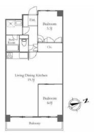 三田ナショナルコート 10階 間取り図