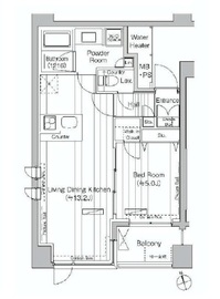 グランハイツ白金 203 間取り図