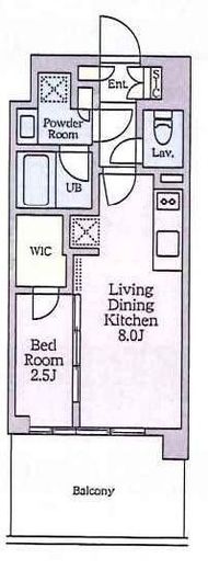 クレストコート東陽町 302 間取り図