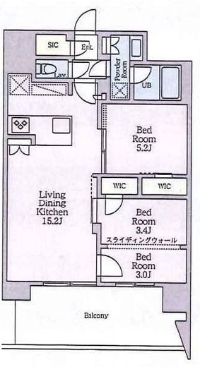 クレストコート東陽町 610 間取り図
