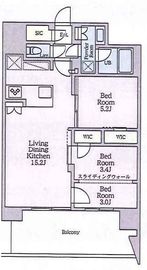クレストコート東陽町 1110 間取り図