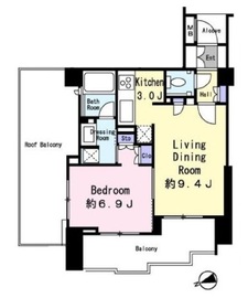 ザ・コートガーデン目黒東山 5階 間取り図