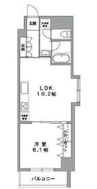 グランデュール2関内 702 間取り図