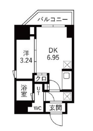 TRADIS森下 601 間取り図