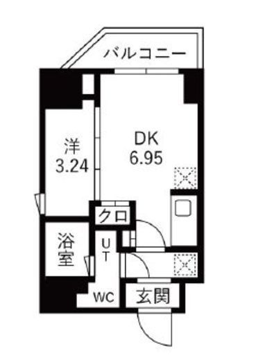 TRADIS森下 701 間取り図