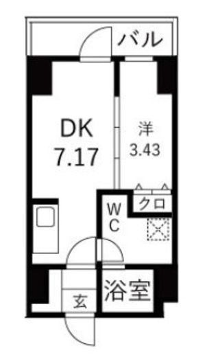 TRADIS森下 802 間取り図