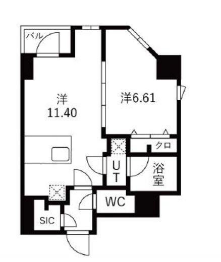 TRADIS森下 703 間取り図