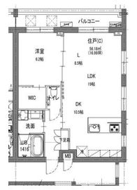 LaLa nishiazabu 306 間取り図