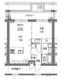 LaLa nishiazabu 403 間取り図
