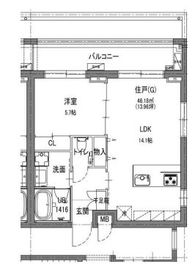 LaLa nishiazabu 4F1 間取り図