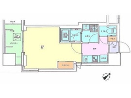 代々木パークハイツ 203 間取り図