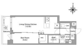コンフォリア・リヴ永福町 102 間取り図